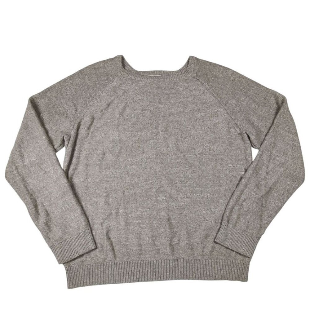 L.L. Bean Organic Cotton Sweater Mens Large Crewneck Knit Classic
